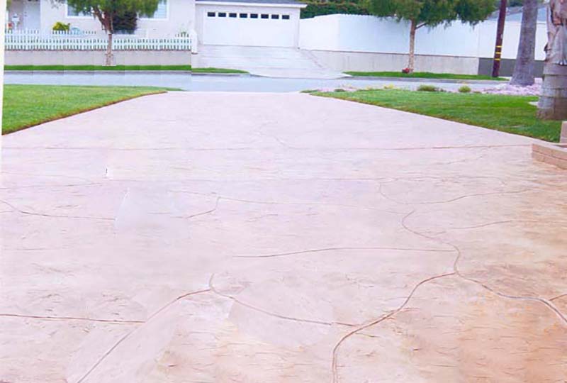 concrete overlay stamped